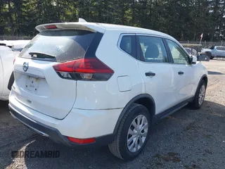 2018 Nissan Rogue SV with VIN KNMAT2MT1JP592478, listed as a IAAI auction lot 42023291 with 27,406 mi miles. Bid and sale history available at carsss.com. Image 4.
