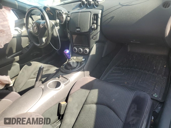 2017 Nissan 370Z with VIN JN1AZ4EH4HM953026, listed as a Copart auction lot 49296535 with 52,252 mi miles and Salvage Title. Bid and sale history available at carsss.com. Image 8.