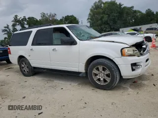 2015 Ford Expedition EL XLT with VIN 1FMJK1HT6FEF07219, listed as a Copart auction lot 62004764 with 133,959 mi miles and Salvage Title. Bid and sale history available at carsss.com. Image 4.