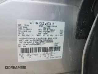 2018 Ford Edge SE with VIN 2FMPK4G94JBC56433, listed as a Copart auction lot 61196315 with 135,638 mi miles and Clean title. Bid and sale history available at DreamBid. Image 13.