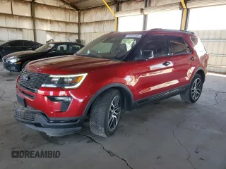 2018 Ford Explorer Sport с VIN 1FM5K8GT3JGC00616, выставлен на аукционе Copart как лот 57311245 с пробегом 79 228 миль миль и Списание • Salvage title. История ставок и продаж доступна на DreamBid. Изображение 1.