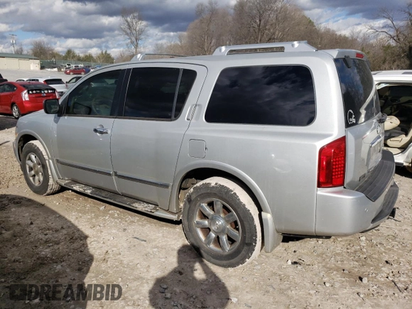 2007 Infiniti QX56 with VIN 5N3AA08C47N802244, listed as a Copart auction lot 87195344 with 0 mi miles and Salvage Title. Bid and sale history available at carsss.com. Image 2.