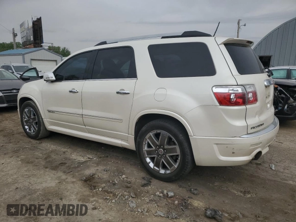 2012 GMC Acadia Denali z VIN 1GKKVTED3CJ169245, wystawiony jako Copart lot #53713225 z przebiegiem 247 521 mil mil oraz Szkoda całkowita • Salvage title. Historia ofert i sprzedaży dostępna na DreamBid. Obrazek 2.
