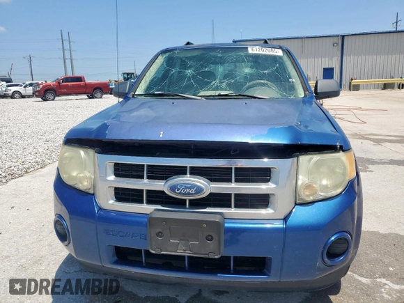 2008 Ford Escape XLS with VIN 1FMCU02Z88KA13443, listed as a Copart auction lot 61202005 with 226,678 mi miles and Salvage title. Bid and sale history available at DreamBid. Image 5.