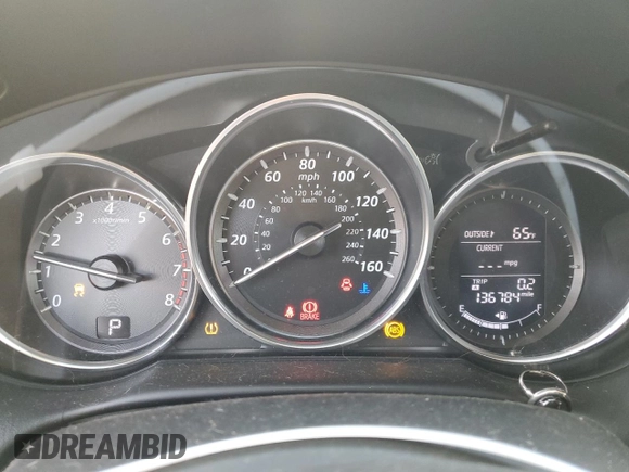 2014 Mazda CX-5 Grand Touring with VIN JM3KE4DY5E0372787, listed as a Copart auction lot 48873675 with 136,784 mi miles and Salvage Title. Bid and sale history available at carsss.com. Image 9.