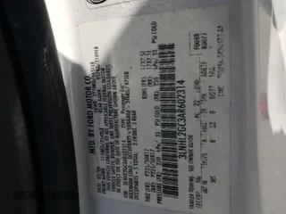 2010 Lincoln MKZ with VIN 3LNHL2GC3AR602314, listed as a Copart auction lot 54420215 with 92,000 mi miles and Salvage Title. Bid and sale history available at carsss.com. Image 12.