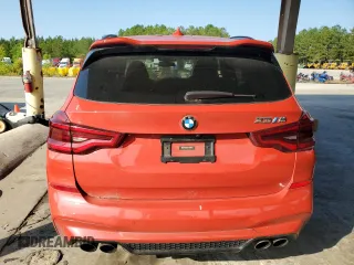 2020 BMW X3 M Competition with VIN 5YMTS0C04LLT10617, listed as a Copart auction lot 75114174 with 0 mi miles and Salvage Title. Bid and sale history available at carsss.com. Image 6.