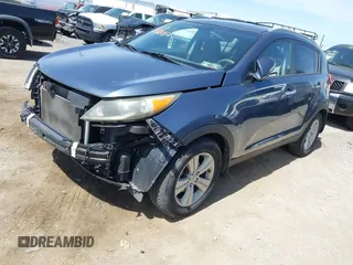 2013 Kia Sportage LX with VIN KNDPB3A27D7395592, listed as a IAAI auction lot 42102273 with 87,991 mi miles and . Bid and sale history available at DreamBid. Image 2.