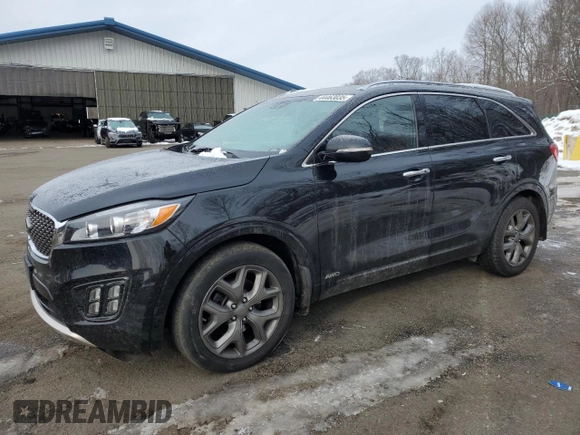 2016 Kia Sorento SXL z VIN 5XYPKDA15GG038139, wystawiony jako Copart lot #44463035 z przebiegiem 111 486 mil mil oraz Szkoda całkowita • Salvage title. Historia ofert i sprzedaży dostępna na DreamBid. Obrazek 1.