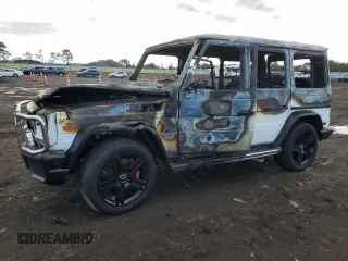 2017 Mercedes-Benz G-Class AMG G 63 with VIN WDCYC7DF1HX272944, listed as a Copart auction lot 44107605 with 0 mi miles and Salvage Title. Bid and sale history available at carsss.com. Image 1.