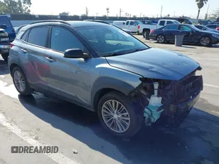 2019 Hyundai Kona SEL with VIN KM8K22AA3KU382845, listed as a IAAI auction lot 41990193 with 61,952 mi miles. Bid and sale history available at carsss.com. Image 1.