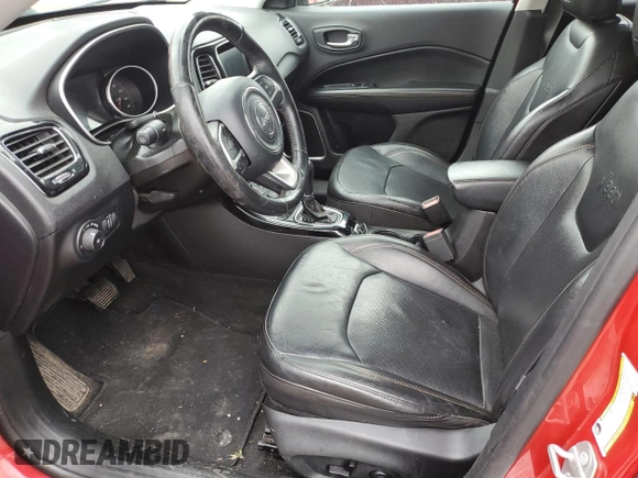 2018 Jeep Compass Limited with VIN 3C4NJDCB0JT397379, listed as a Copart auction lot 59751945 with Not provided miles and Salvage title. Bid and sale history available at DreamBid. Image 7.