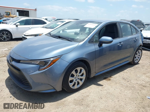 2024 Toyota Corolla LE с VIN 5YFB4MDE4RP181701, выставлен на аукционе IAAI как лот 42514435 с пробегом 29 404 миль миль и . История ставок и продаж доступна на DreamBid. Изображение 2.