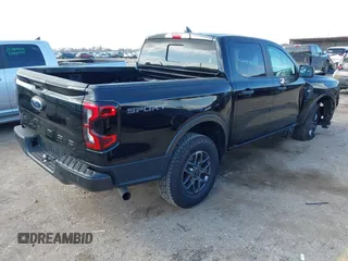 2024 Ford Ranger XLT with VIN 1FTER4GH8RLE27713, listed as a IAAI auction lot 41535417 with 11,563 mi miles. Bid and sale history available at carsss.com. Image 4.