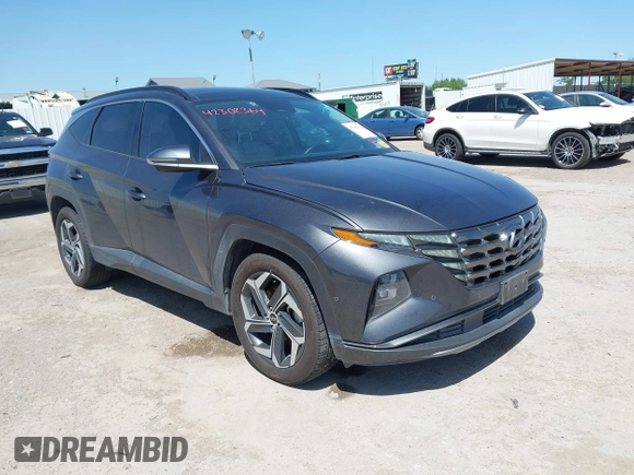 2023 Hyundai Tucson Limited with VIN 5NMJE3AE7PH202376, listed as a IAAI auction lot 42302364 with 55,696 mi miles and . Bid and sale history available at DreamBid. Image 1.