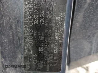 2015 Kia Forte LX with VIN KNAFX4A68F5413938, listed as a Copart auction lot 47469735 with 69,547 mi miles and Salvage Title. Bid and sale history available at carsss.com. Image 12.