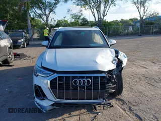 2024 Audi Q3 S line Premium Plus with VIN WA1EECF36R1152747, listed as a IAAI auction lot 42110619 with 16,926 mi miles and . Bid and sale history available at DreamBid. Image 12.