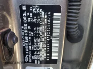 2014 Kia Sorento LX with VIN 5XYKT4A6XEG448726, listed as a Copart auction lot 50513085 with 242,448 mi miles and Salvage Title. Bid and sale history available at carsss.com. Image 15.