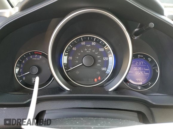 2017 Honda Fit EX-L with VIN 3HGGK5H87HM703475, listed as a Copart auction lot 89144625 with 63,911 mi miles and Salvage Title. Bid and sale history available at DreamBid. Image 9.