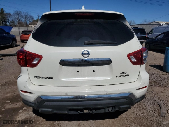 2019 Nissan Pathfinder S with VIN 5N1DR2MM7KC595961, listed as a Copart auction lot 50716175 with 107,677 mi miles and Salvage Title. Bid and sale history available at carsss.com. Image 6.