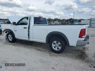 2017 Ram 1500 Tradesman with VIN 3C6JR6DG7HG687190, listed as a Copart auction lot 43698295 with 23,997 mi miles and Salvage title. Bid and sale history available at DreamBid. Image 2.