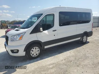 2021 Ford Transit Passenger XL with VIN 1FBAX2C8XMKA49587, listed as a Copart auction lot 43830515 with 78,815 mi miles and Clean Title. Bid and sale history available at DreamBid. Image 1.