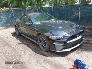 2018 Ford Mustang EcoBoost Premium with VIN 1FATP8UH4J5117856, listed as a IAAI auction lot 42675106 with 110,587 mi miles and . Bid and sale history available at DreamBid. Image 1.