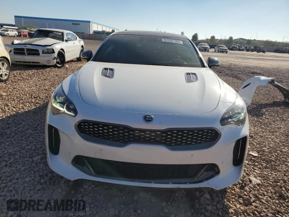 2021 Kia Stinger GT2 with VIN KNAE55LCXM6089814, listed as a Copart auction lot 87537165 with 41,773 mi miles and Salvage Title. Bid and sale history available at carsss.com. Image 5.