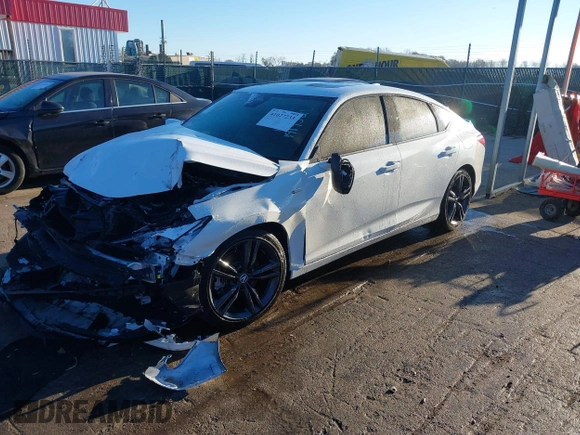 2024 Acura Integra w/A-Spec Package z VIN 19UDE4H37RA022000, wystawiony jako IAAI lot #41027233 z przebiegiem 16 464 mil mil oraz . Historia ofert i sprzedaży dostępna na DreamBid. Obrazek 2.