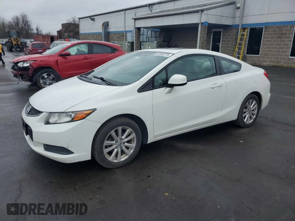 2012 Honda Civic Cpe EX-L with VIN 2HGFG3B06CH541589, listed as a Copart auction lot 52282275 with 137,635 mi miles and Salvage Title. Bid and sale history available at carsss.com. Image 1.