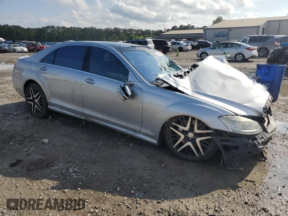 2013 Mercedes-Benz S 550 with VIN WDDNG7DB2DA522009, listed as a Copart auction lot 54538145 with Not Provided miles and Salvage Title. Bid and sale history available at DreamBid. Image 4.