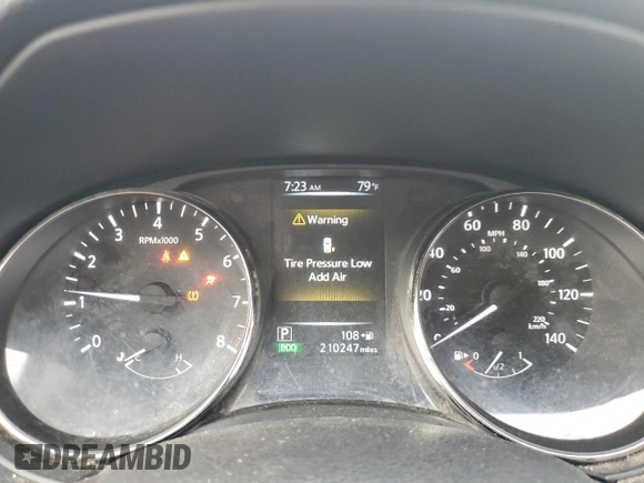 2017 Nissan Rogue SV with VIN KNMAT2MT1HP555957, listed as a Copart auction lot 62480165 with 210,247 mi miles and Salvage title. Bid and sale history available at DreamBid. Image 9.