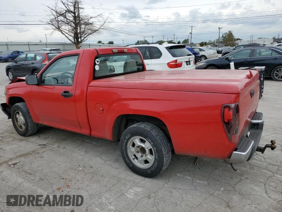2006 GMC Canyon Work Truck with VIN 1GTCS148368261582, listed as a Copart auction lot 75814864 with 132,582 mi miles and Salvage Title. Bid and sale history available at carsss.com. Image 2.