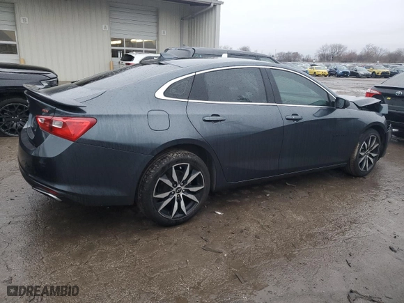 2020 Chevrolet Malibu RS with VIN 1G1ZG5ST0LF143130, listed as a Copart auction lot 43481565 with 56,137 mi miles and Salvage Title. Bid and sale history available at carsss.com. Image 3.