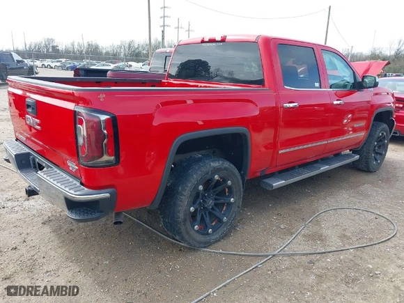 2017 GMC Sierra 1500 SLT with VIN 3GTU2NEC9HG356207, listed as a IAAI auction lot 41569946 with 123,209 mi miles. Bid and sale history available at carsss.com. Image 4.