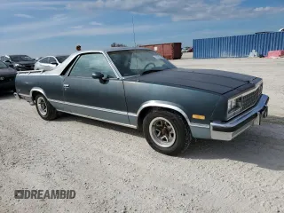 1985 Chevrolet El Camino with VIN 3GCCW80H1FS923489, listed as a Copart auction lot 78198354 with 76,530 mi miles and Salvage Title. Bid and sale history available at carsss.com. Image 4.
