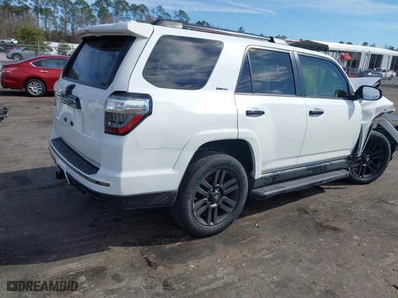 2020 Toyota 4Runner SR5 with VIN JTEBU5JR4L5800195, listed as a IAAI auction lot 41481094 with 122,100 mi miles. Bid and sale history available at carsss.com. Image 4.