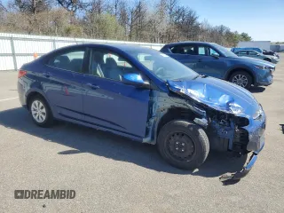 2015 Hyundai Accent GLS with VIN KMHCT4AE1FU905186, listed as a Copart auction lot 54892325 with 17,782 mi miles and Salvage Title. Bid and sale history available at DreamBid. Image 4.
