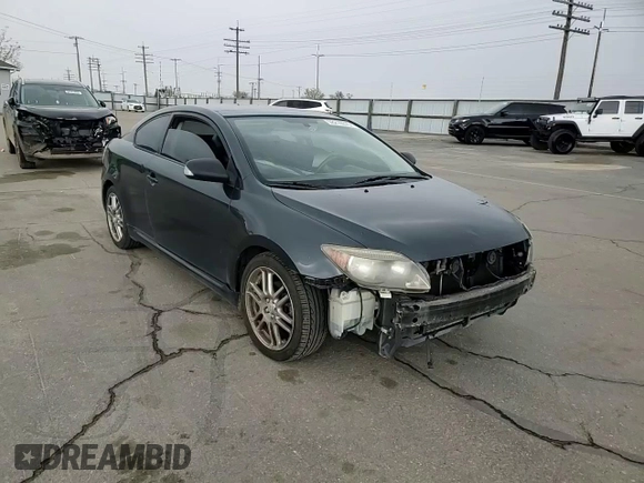 2005 Scion tC with VIN JTKDE177150041586, listed as a Copart auction lot 52210275 with 225,658 mi miles and Salvage Title. Bid and sale history available at carsss.com. Image 11.