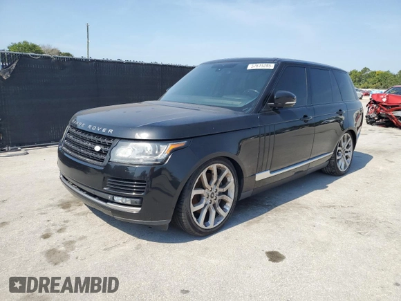 2014 Land Rover Range Rover Supercharged with VIN SALGS2EF7EA126450, listed as a Copart auction lot 57615285 with 116,052 mi miles and Clean title. Bid and sale history available at DreamBid. Image 1.