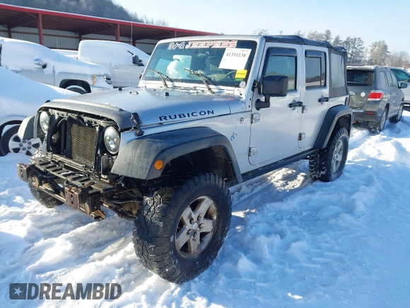 2008 Jeep Wrangler Unlimited Rubicon with VIN 1J4GA69198L615547, listed as a IAAI auction lot 41351138 with 213,487 mi miles and . Bid and sale history available at DreamBid. Image 2.