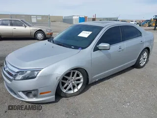 2010 Ford Fusion SEL with VIN 3FAHP0JA1AR327763, listed as a IAAI auction lot 41933656 with 90,517 mi miles. Bid and sale history available at carsss.com. Image 2.
