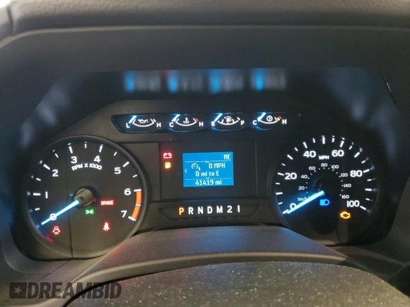 2022 Ford Super Duty F-250 SRW XL with VIN 1FD7W2B61NEG27788, listed as a Copart auction lot 57755934 with 41,419 mi miles and Salvage Title. Bid and sale history available at carsss.com. Image 9.