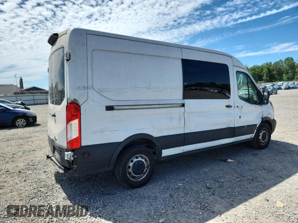 2019 Ford Transit with VIN 1FTYR2CM9KKA75600, listed as a Copart auction lot 64429025 with 133,503 mi miles and Salvage title. Bid and sale history available at DreamBid. Image 3.