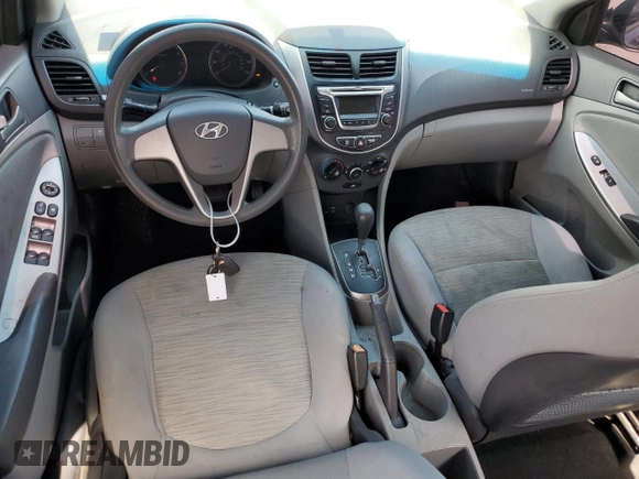2015 Hyundai Accent GLS with VIN KMHCT4AE7FU860416, listed as a Copart auction lot 63987683 with 102,783 mi miles and . Bid and sale history available at DreamBid. Image 8.