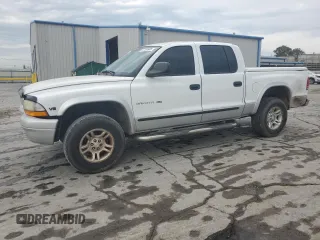 2002 Dodge Dakota SLT z VIN 1B7HG48N22S614075, wystawiony jako Copart lot #57783905 z przebiegiem 247 769 mil mil oraz Szkoda całkowita • Salvage title. Historia ofert i sprzedaży dostępna na DreamBid. Obrazek 1.