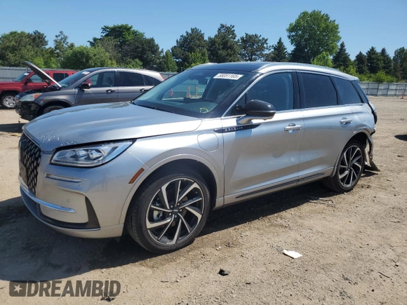 2024 Lincoln Corsair Grand Touring z VIN 5LMTJ5DZ7RUL08944, wystawiony jako Copart lot #58051165 z przebiegiem 15 013 mil mil oraz Szkoda całkowita • Salvage title. Historia ofert i sprzedaży dostępna na DreamBid. Obrazek 1.