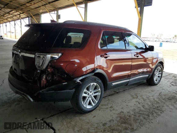 2016 Ford Explorer XLT with VIN 1FM5K7D85GGC05237, listed as a Copart auction lot 53132725 with 119,355 mi miles and Salvage Title. Bid and sale history available at carsss.com. Image 3.
