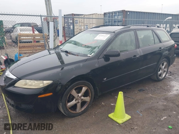 2005 Mazda 6 Sport S with VIN 1YVHP82D655M62144, listed as a IAAI auction lot 41495413 with 215,394 mi miles and . Bid and sale history available at DreamBid. Image 2.