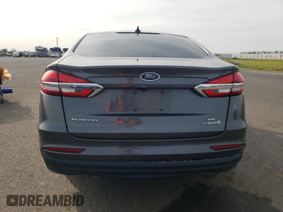 2019 Ford Fusion Hybrid SE with VIN 3FA6P0LU0KR134715, listed as a Copart auction lot 40792953 with 93,191 mi miles. Bid and sale history available at carsss.com. Image 6.